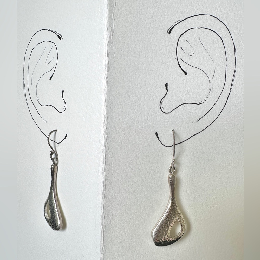 Elegant Silver Drop Earrings